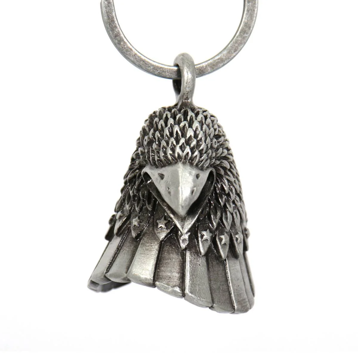Milwaukee Leather MLB9042 'Bald Eagle Head' Motorcycle Good Luck Bell | Key Chain Accessory for Bikers - Image 5