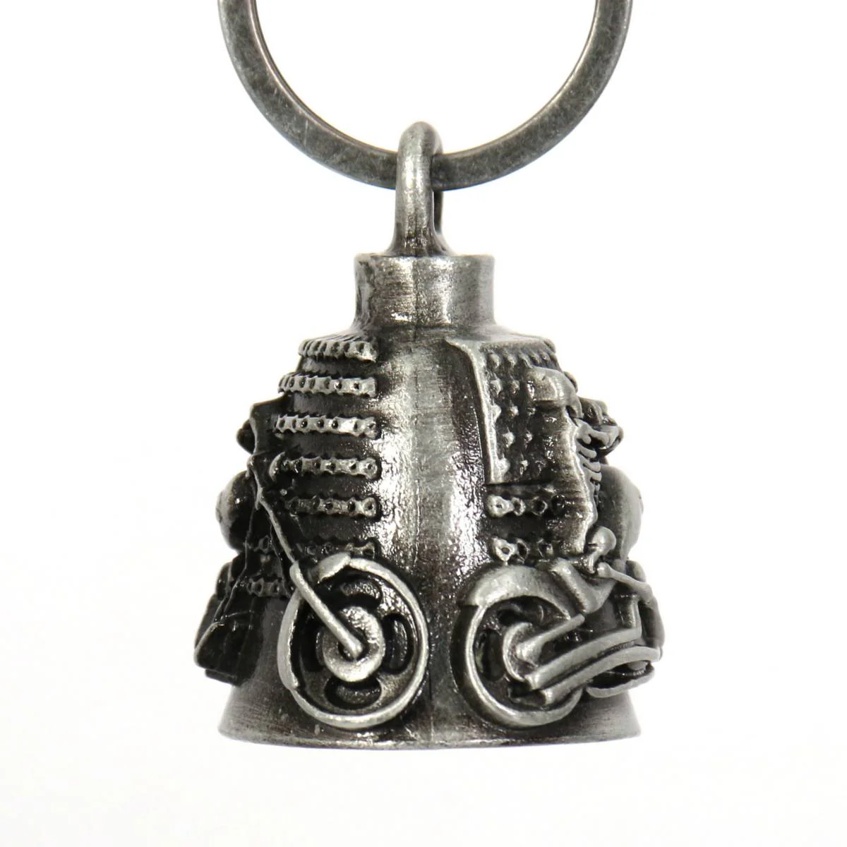 Milwaukee Leather MLB9043 'Chopper with USA Flag' Motorcycle Good Luck Bell | Key Chain Accessory for Bikers - Image 3