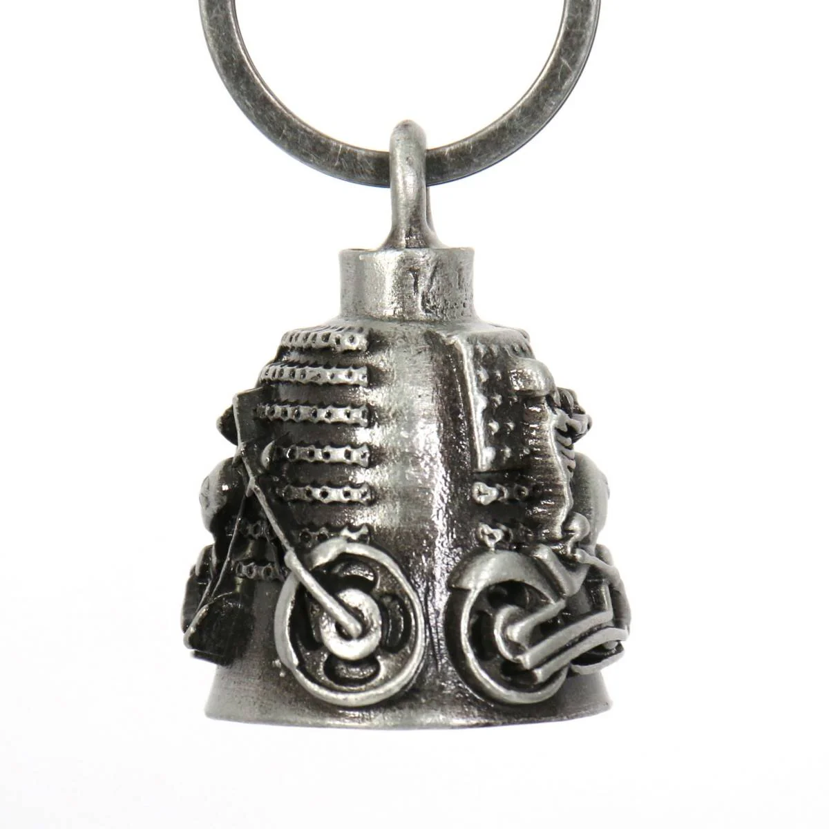 Milwaukee Leather MLB9043 'Chopper with USA Flag' Motorcycle Good Luck Bell | Key Chain Accessory for Bikers - Image 5