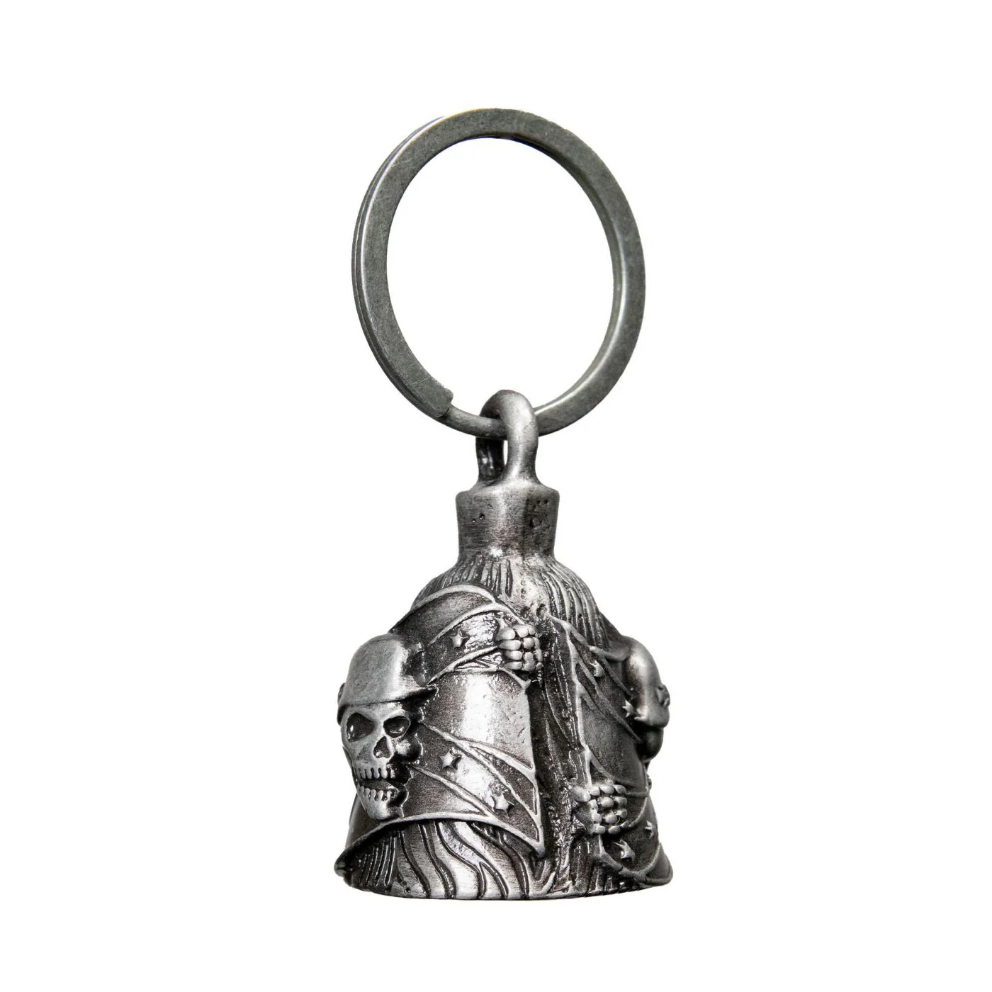 Milwaukee Leather MLB9045 'Helmet Skull' Motorcycle Good Luck Bell | Key Chain Accessory for Bikers - Image 2