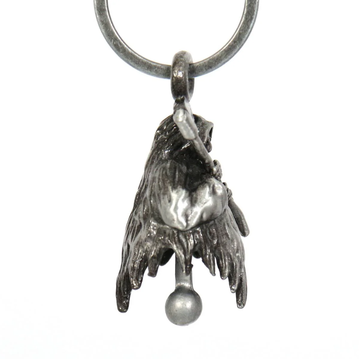 Milwaukee Leather MLB9050 'Grim Reaper' Motorcycle Good Luck Bell | Key Chain Accessory for Bikers - Image 3