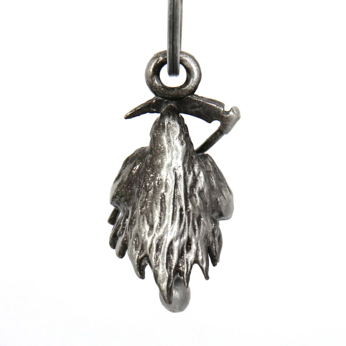 Milwaukee Leather MLB9050 'Grim Reaper' Motorcycle Good Luck Bell | Key Chain Accessory for Bikers - Image 4
