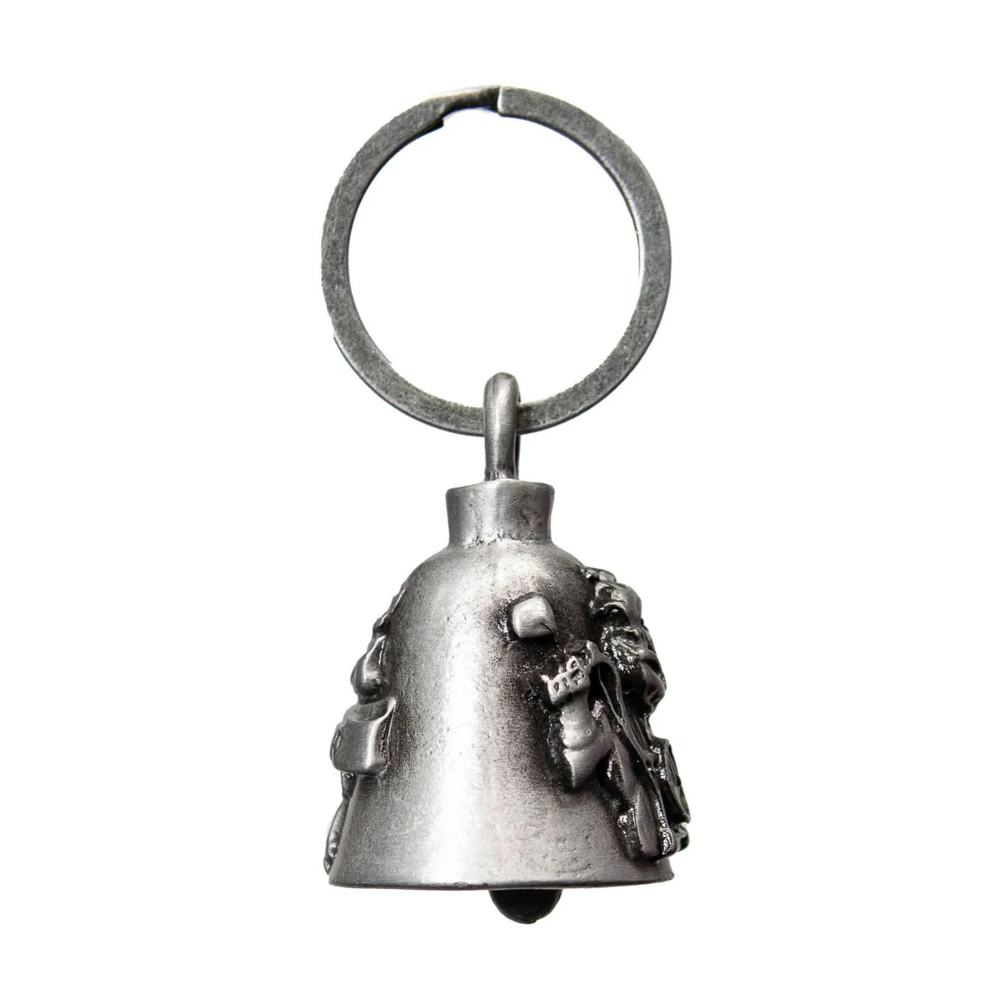Milwaukee Leather MLB9053 'Bull Dog & Bike' Motorcycle Good Luck Bell | Key Chain Accessory for Bikers - Image 2