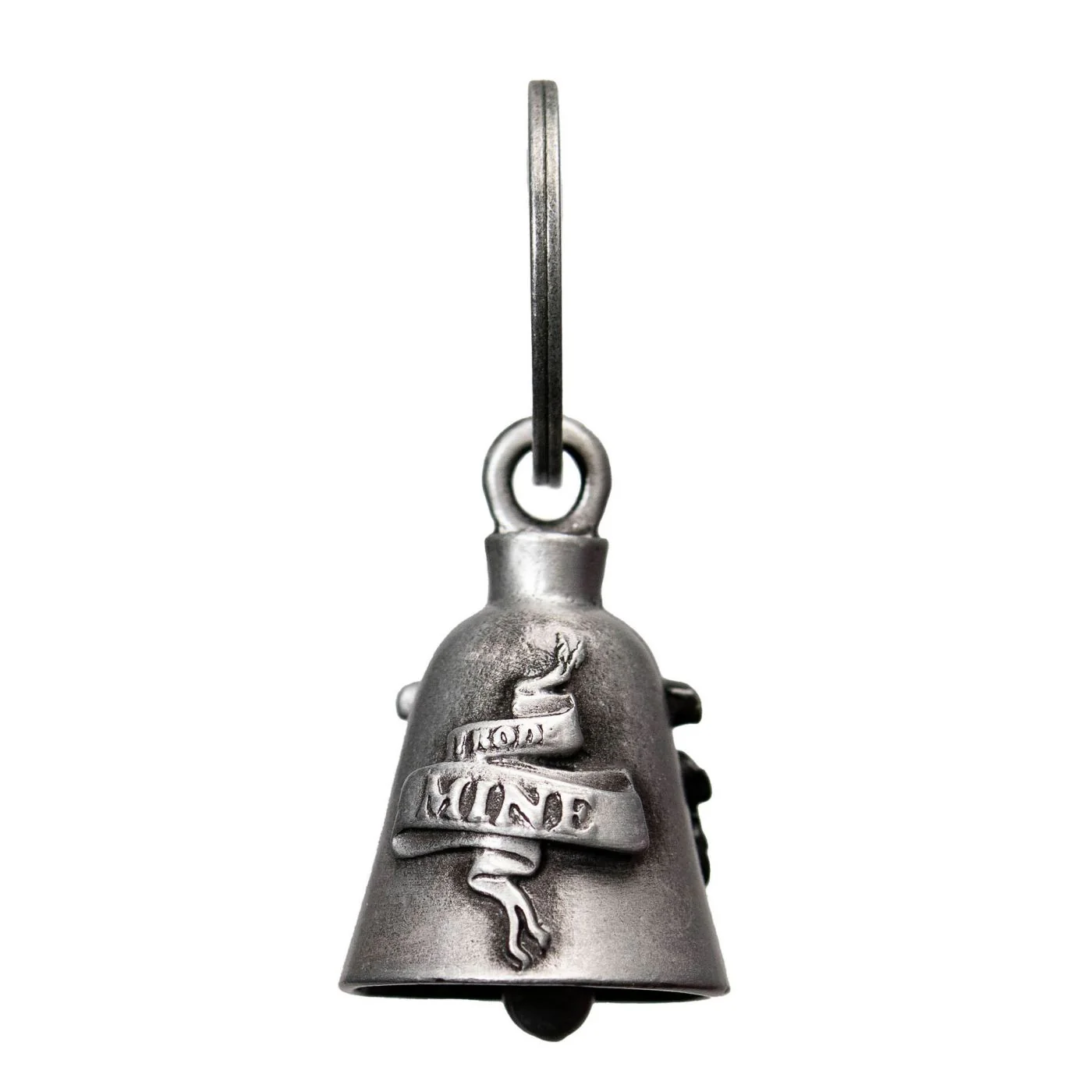 Milwaukee Leather MLB9053 'Bull Dog & Bike' Motorcycle Good Luck Bell | Key Chain Accessory for Bikers - Image 3