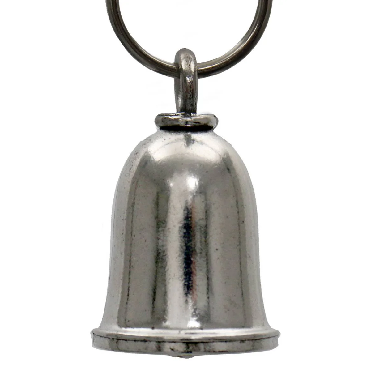 Milwaukee Leather MLB9057 Plain Motorcycle Good Luck Bell w/ Key Ring-Key Chain Accessory for Bikers - Image 3