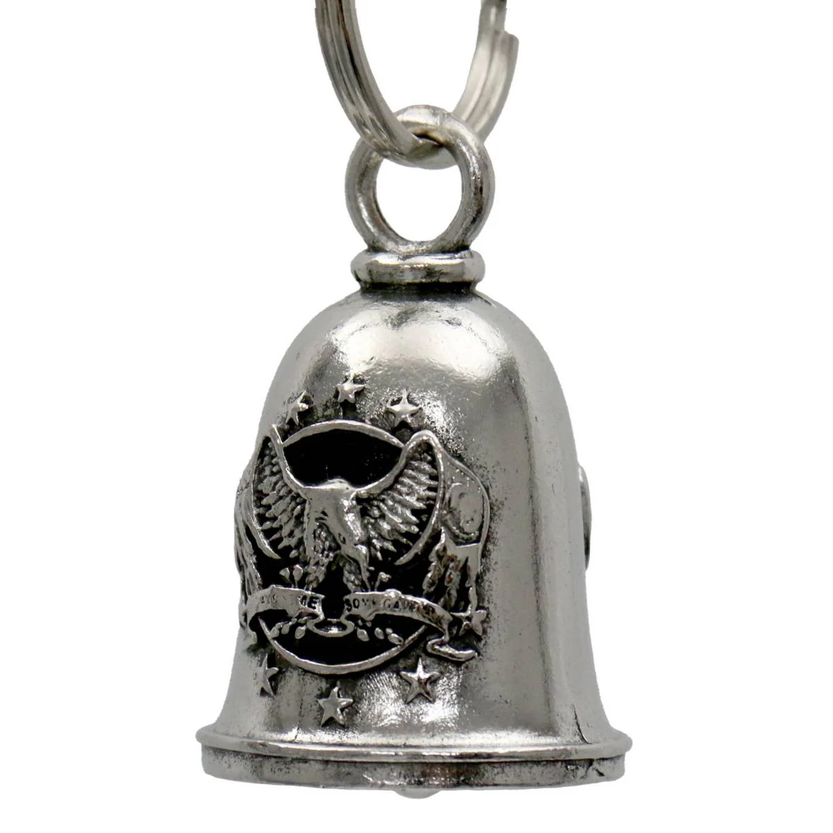 Milwaukee Leather MLB9066 All Gave Some Motorcycle Good Luck Bell w/ Key Ring-Key Chain Accessory for Bikers - Image 2