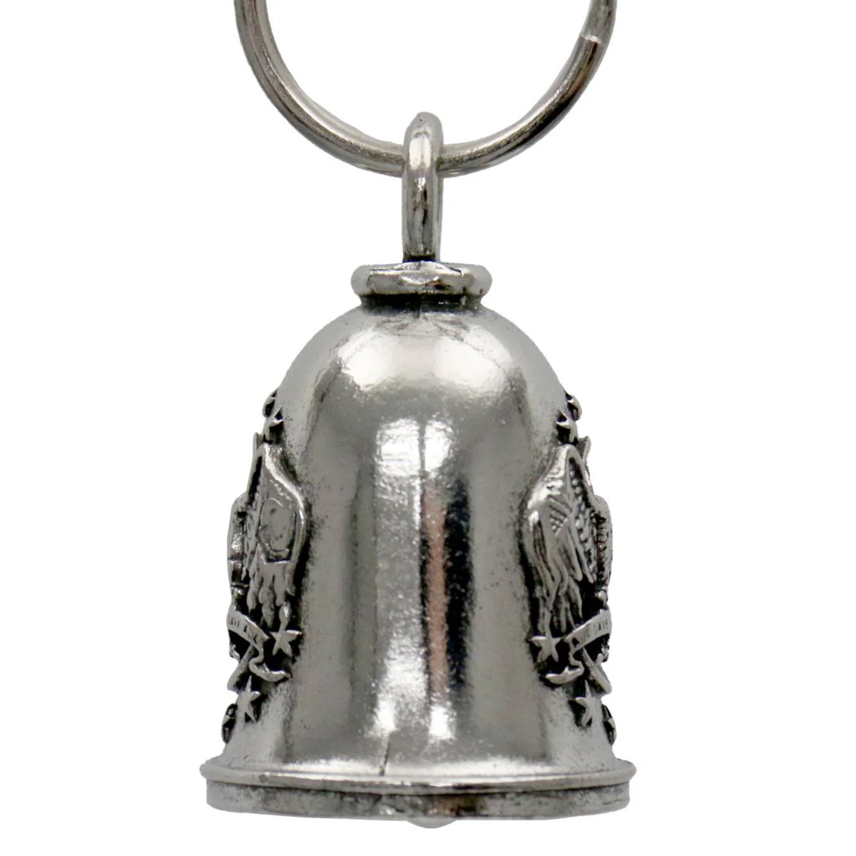 Milwaukee Leather MLB9066 All Gave Some Motorcycle Good Luck Bell w/ Key Ring-Key Chain Accessory for Bikers - Image 3