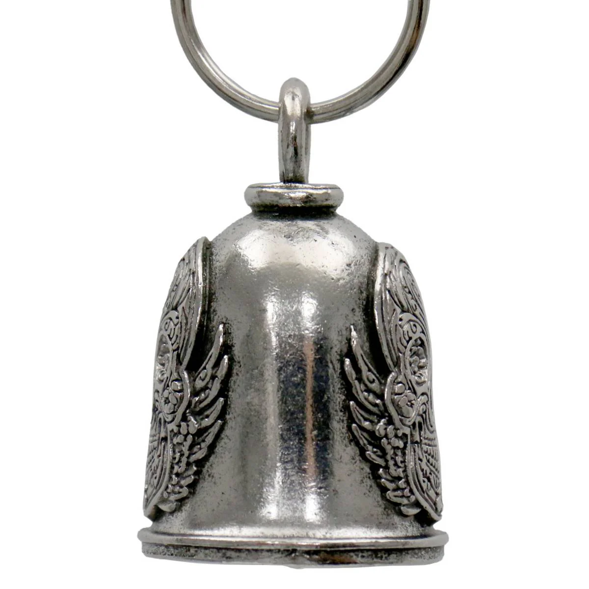 Milwaukee Leather MLB9070 Antique Sugar Skull Motorcycle Good Luck Bell w/ Key Ring-Key Chain Accessory for Bikers - Image 3