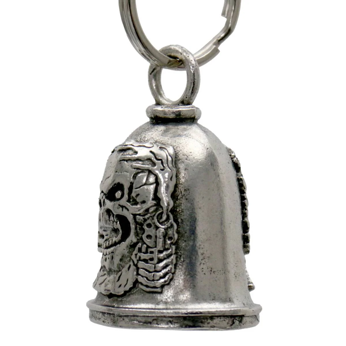 Milwaukee Leather MLB9071 Assassin Motorcycle Good Luck Bell w/ Key Ring-Key Chain Accessory for Bikers - Image 2