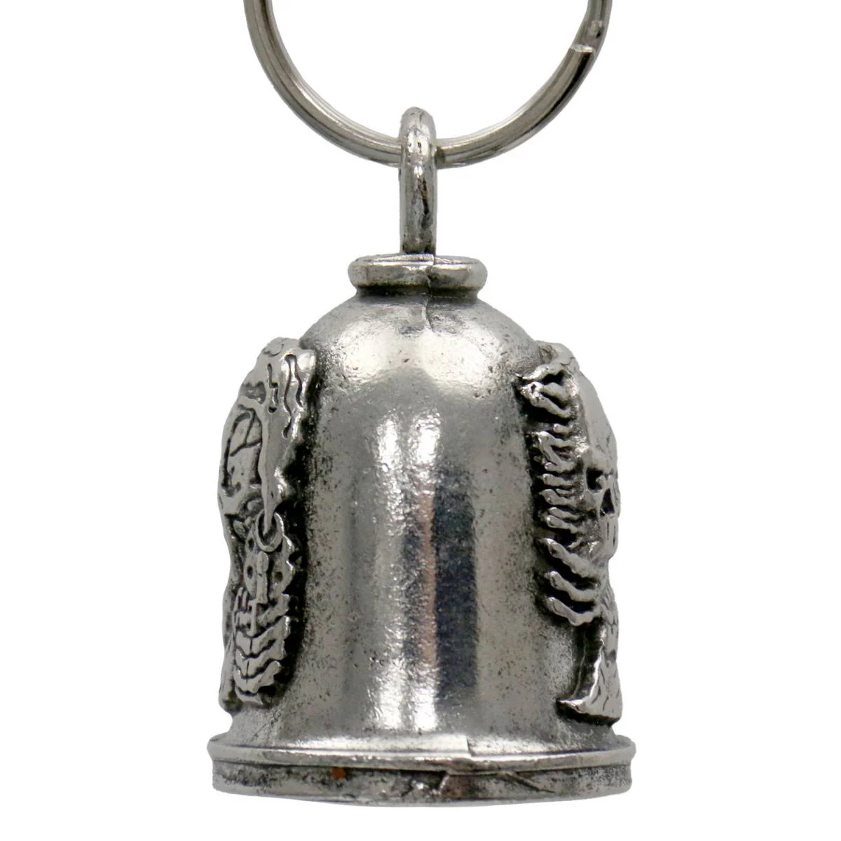 Milwaukee Leather MLB9071 Assassin Motorcycle Good Luck Bell w/ Key Ring-Key Chain Accessory for Bikers - Image 3