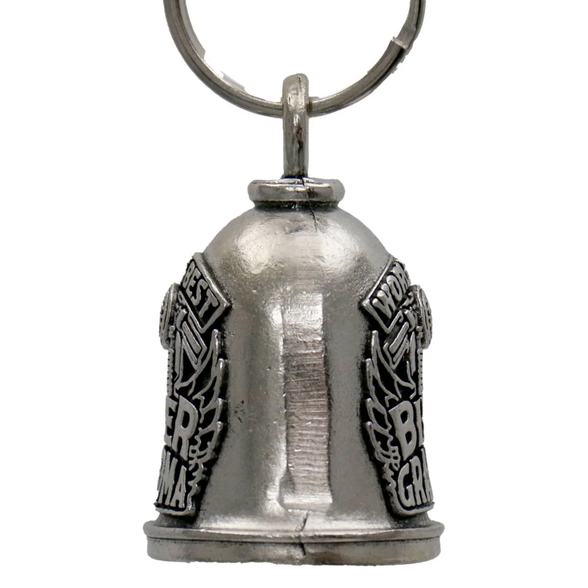 Milwaukee Leather MLB9075 Biker Grandma Motorcycle Good Luck Bell w/ Key Ring-Key Chain Accessory for Bikers - Image 3
