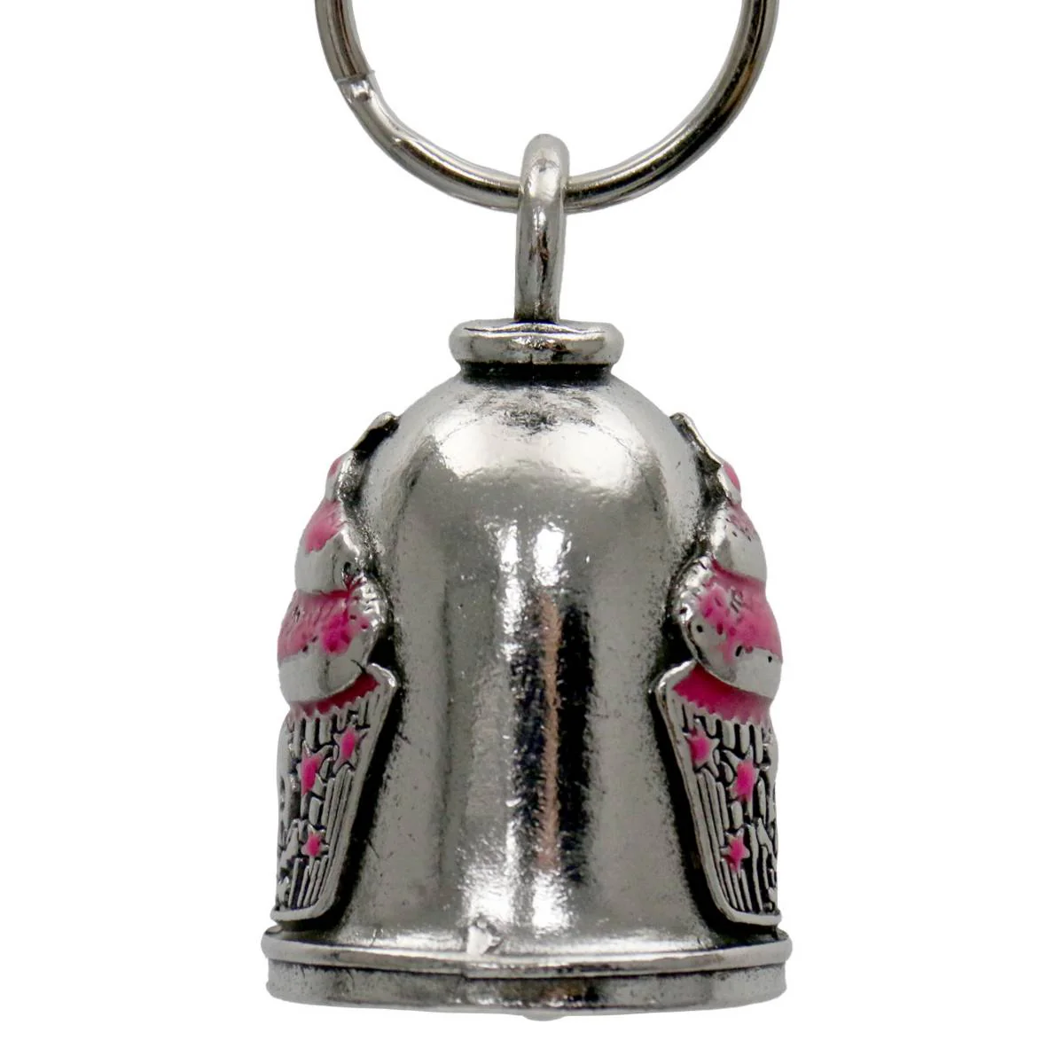Milwaukee Leather MLB9088 Cupcake Motorcycle Good Luck Bell w/ Key Ring-Key Chain Accessory for Bikers - Image 3