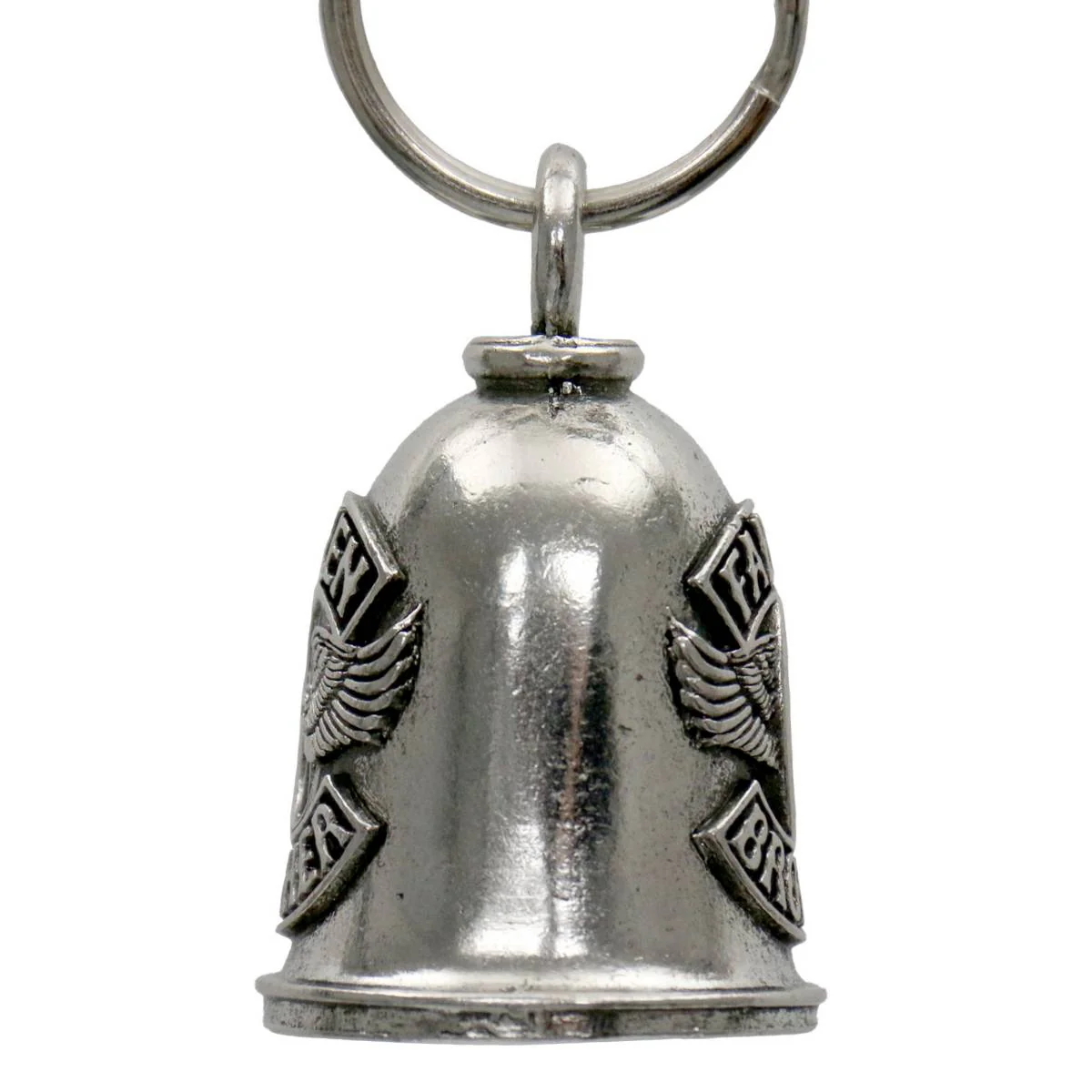 Milwaukee Leather MLB9098 Fallen Brothers Motorcycle Good Luck Bell w/ Key Ring-Key Chain Accessory for Bikers - Image 3