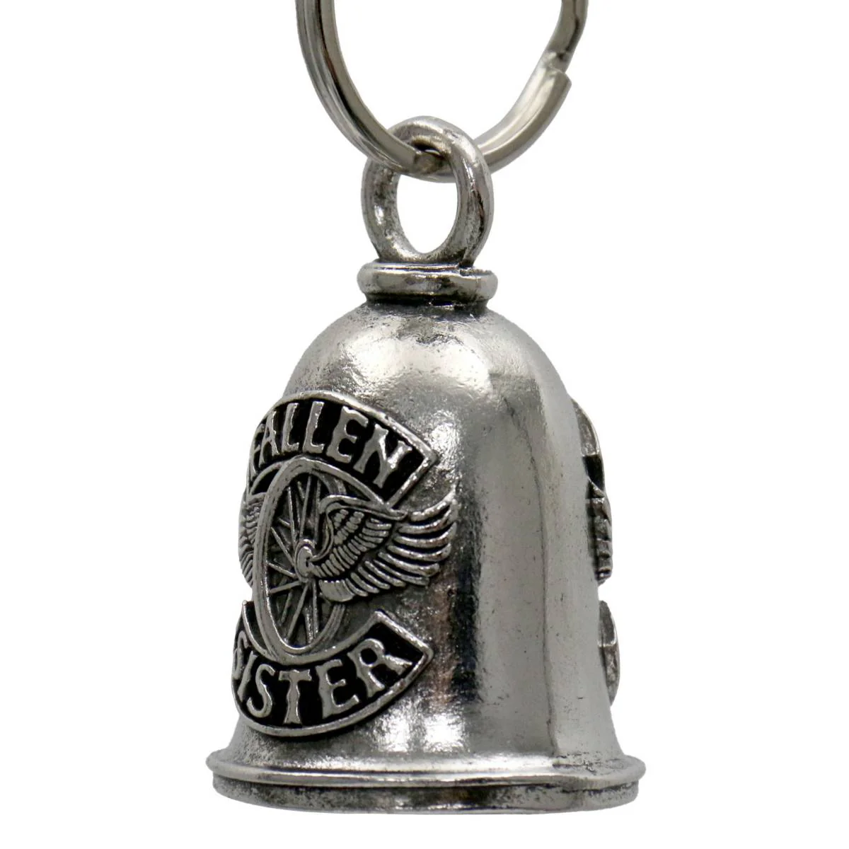 Milwaukee Leather MLB9099 Fallen Sister Motorcycle Good Luck Bell w/ Key Ring-Key Chain Accessory for Bikers - Image 2
