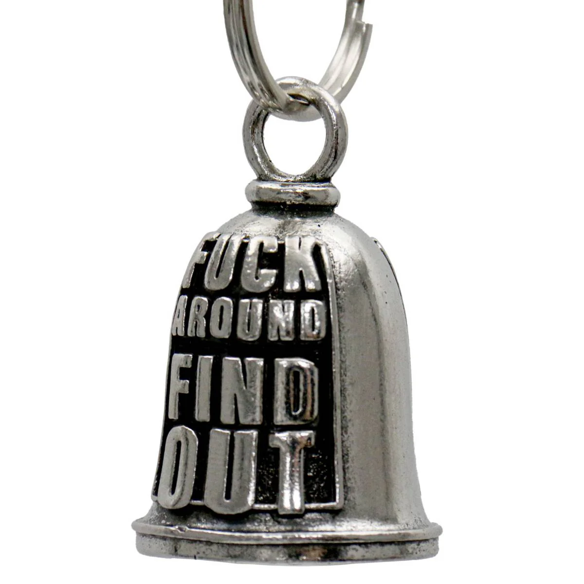 Milwaukee Leather MLB9104 F Around Motorcycle Good Luck Bell w/ Key Ring-Key Chain Accessory for Bikers - Image 2