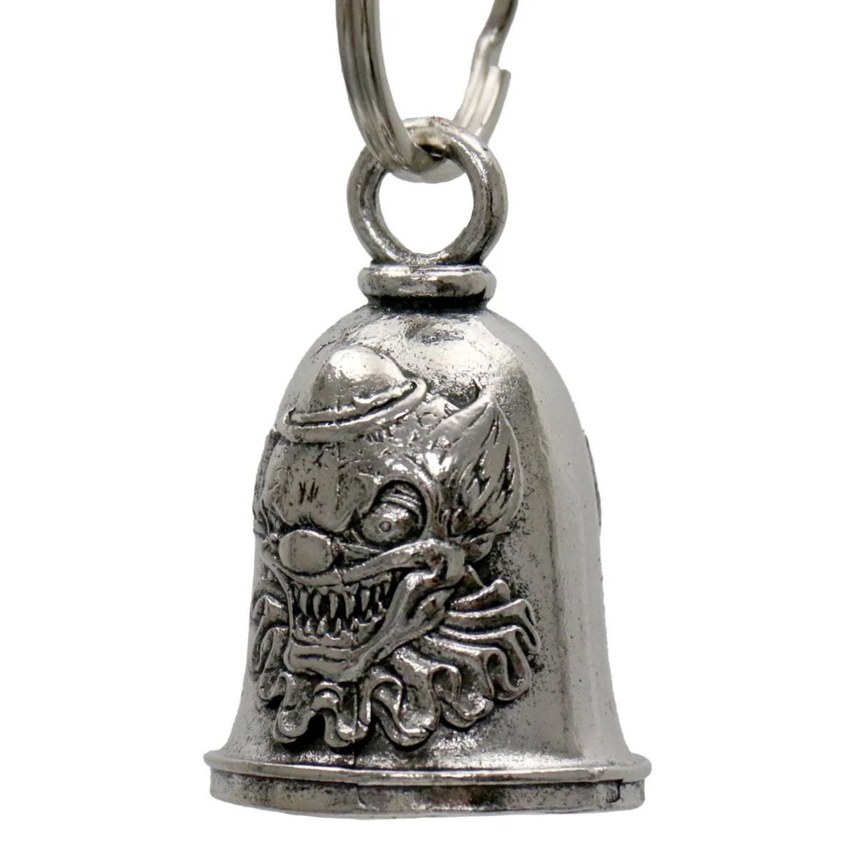 Milwaukee Leather MLB9113 Killa Clown Motorcycle Good Luck Bell w/ Key Ring-Key Chain Accessory for Bikers - Image 2