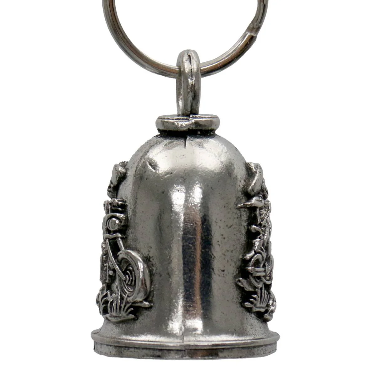 Milwaukee Leather MLB9120 Mexicali Motorcycle Good Luck Bell w/ Key Ring-Key Chain Accessory for Bikers - Image 3