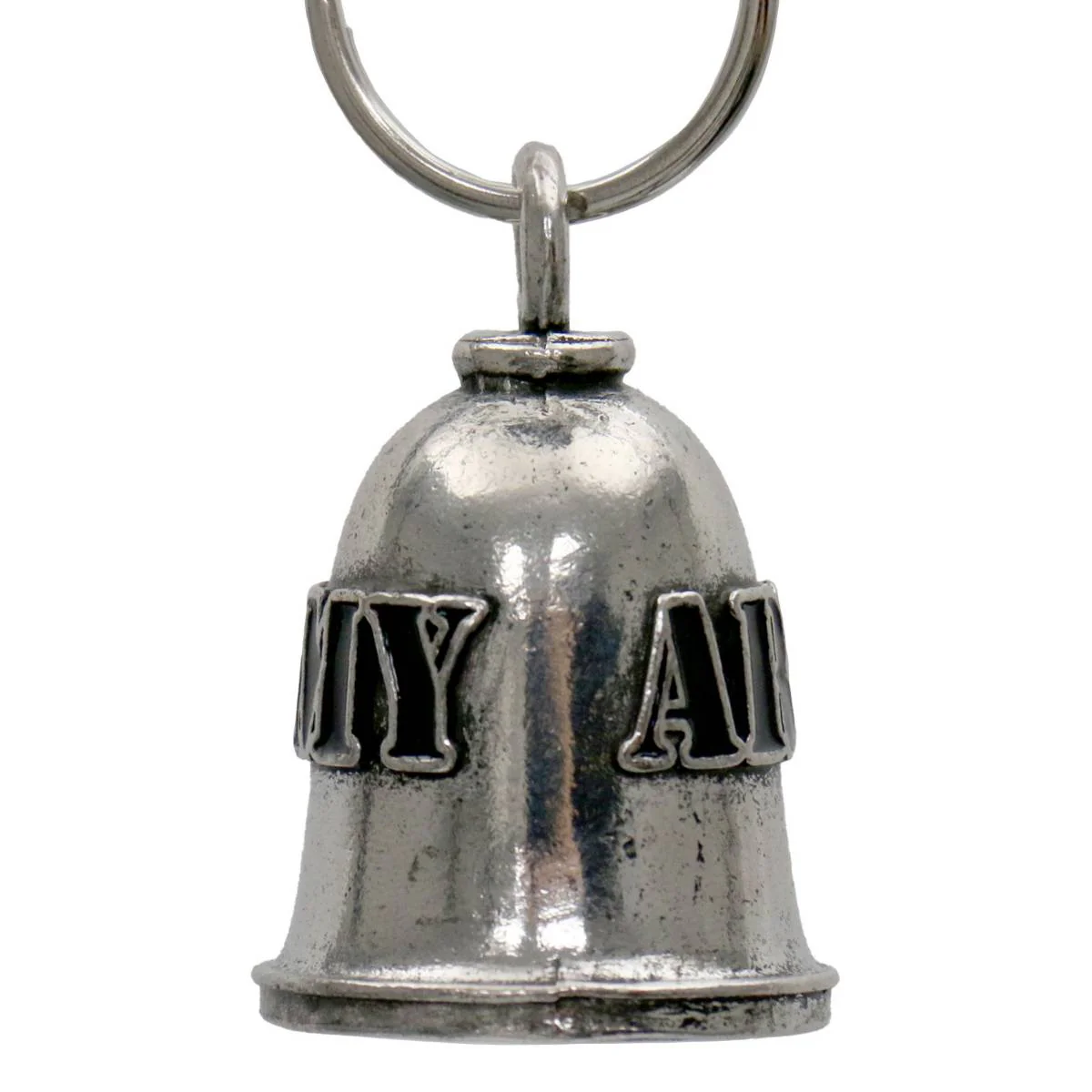 Milwaukee Leather MLB9122 Mil Army Motorcycle Good Luck Bell w/ Key Ring-Key Chain Accessory for Bikers - Image 3