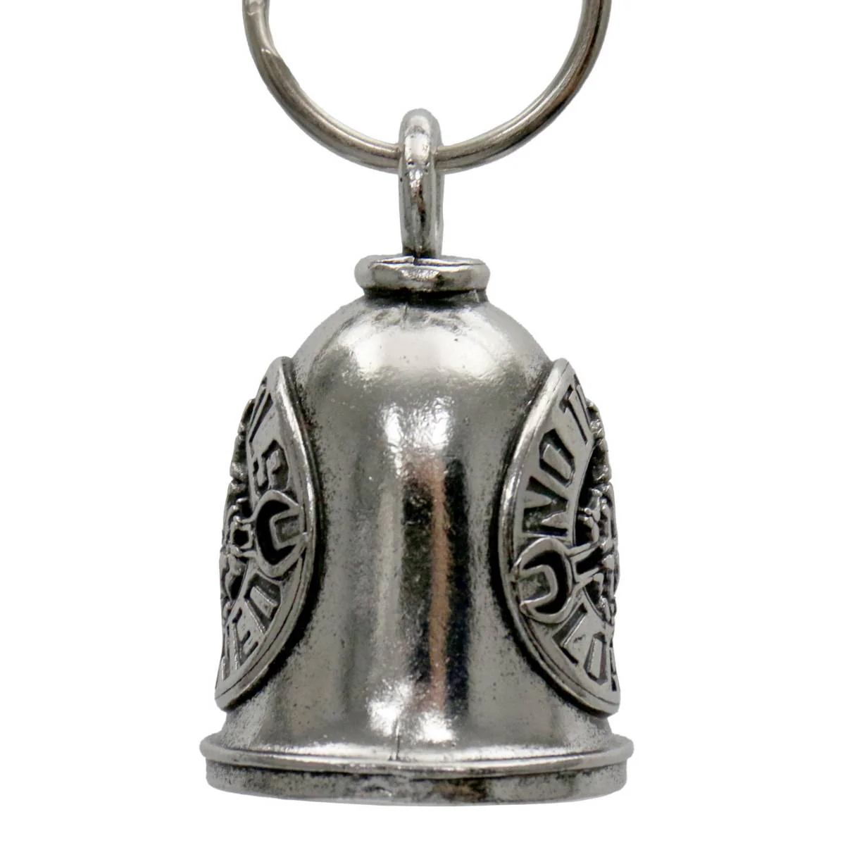 Milwaukee Leather MLB9125 No Tools Loaned Motorcycle Good Luck Bell w/ Key Ring-Key Chain Accessory for Bikers - Image 3