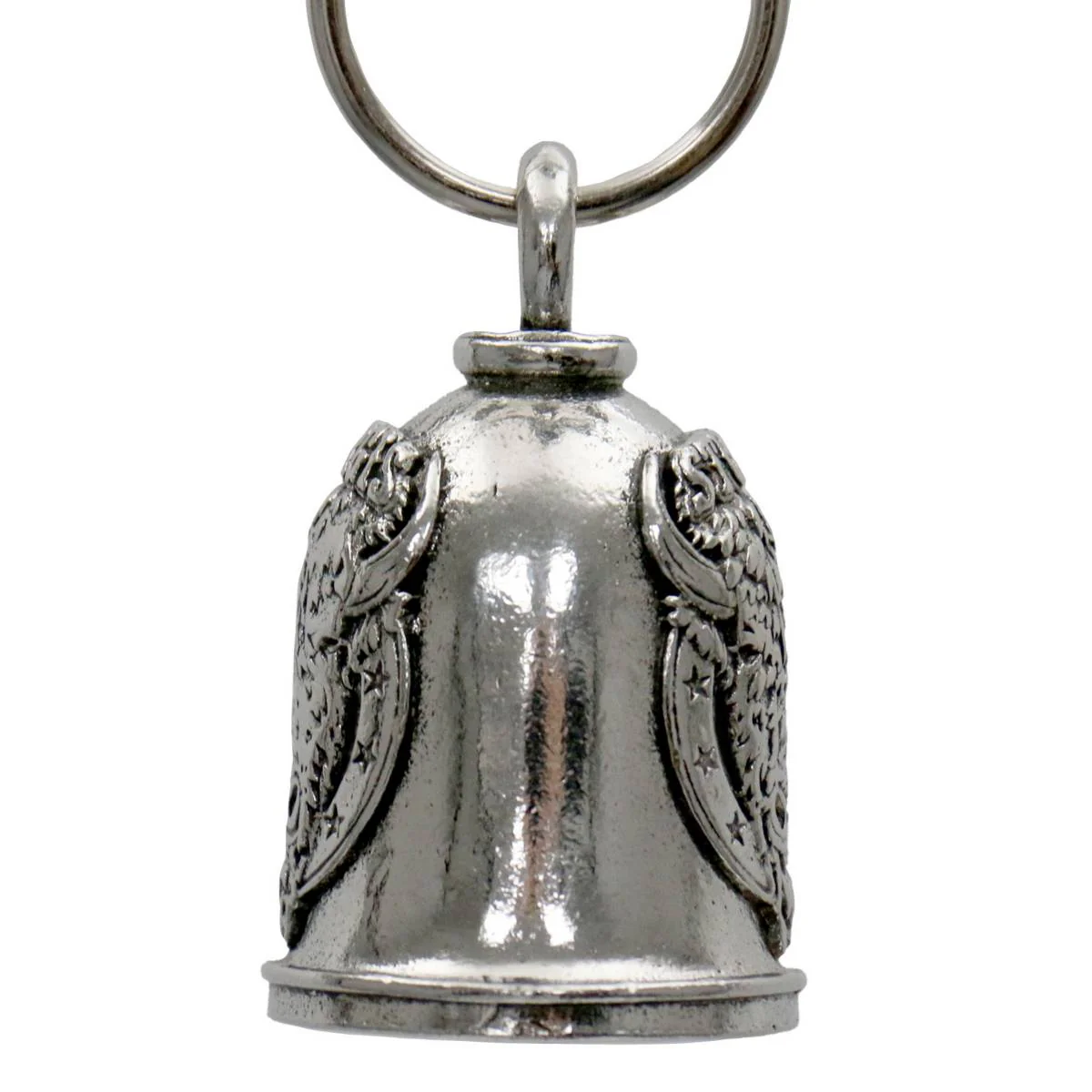 Milwaukee Leather MLB9143 Sturgis Buffalo Motorcycle Good Luck Bell w/ Key Ring-Key Chain Accessory for Bikers - Image 3