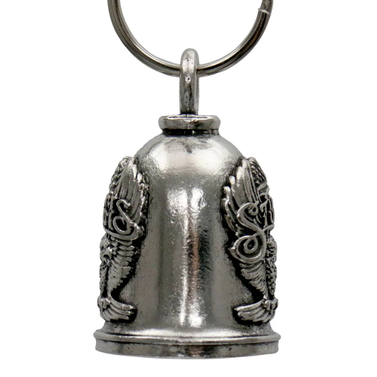 Milwaukee Leather MLB9144 Sturgis Upwing Motorcycle Good Luck Bell w/ Key Ring-Key Chain Accessory for Bikers - Image 3