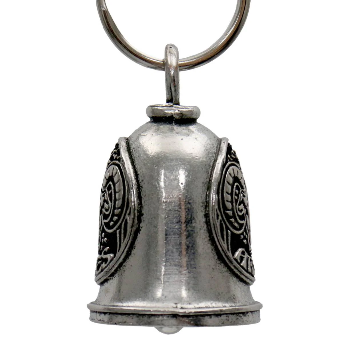 Milwaukee Leather MLB9156 Zodiac Aries Motorcycle Good Luck Bell w/ Key Ring-Key Chain Accessory for Bikers - Image 3