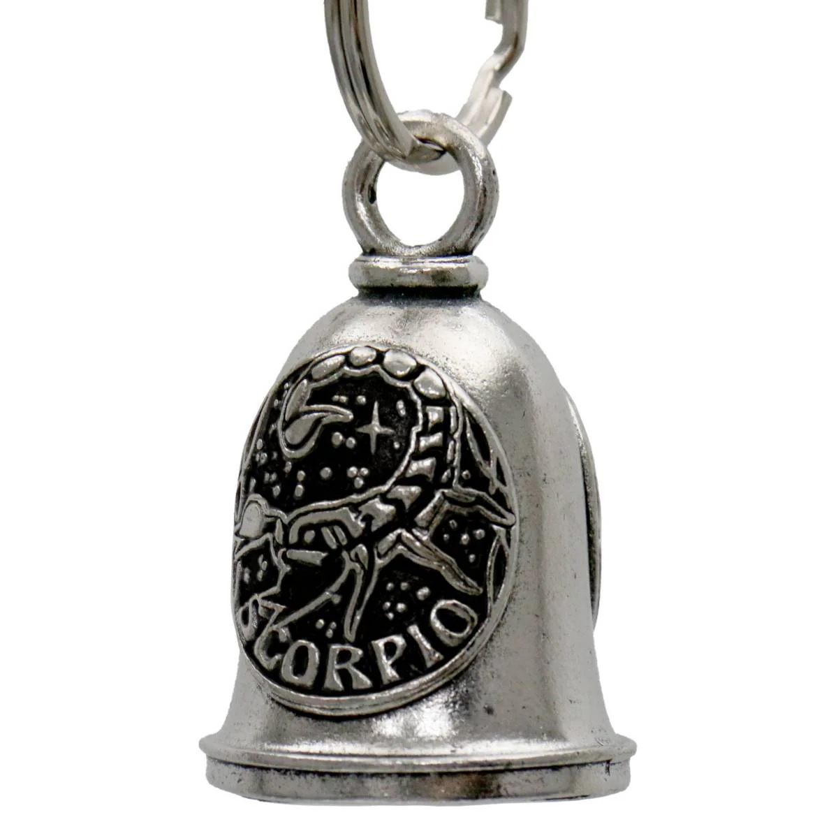 Milwaukee Leather MLB9164 Zodiac Scorpio Motorcycle Good Luck Bell w/ Key Ring-Key Chain Accessory for Bikers - Image 2