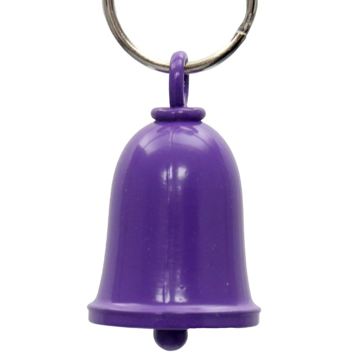 Milwaukee Leather MLB9169 Matte Purple Motorcycle Good Luck Bell w/ Key Ring-Key Chain Accessory for Bikers - Image 3