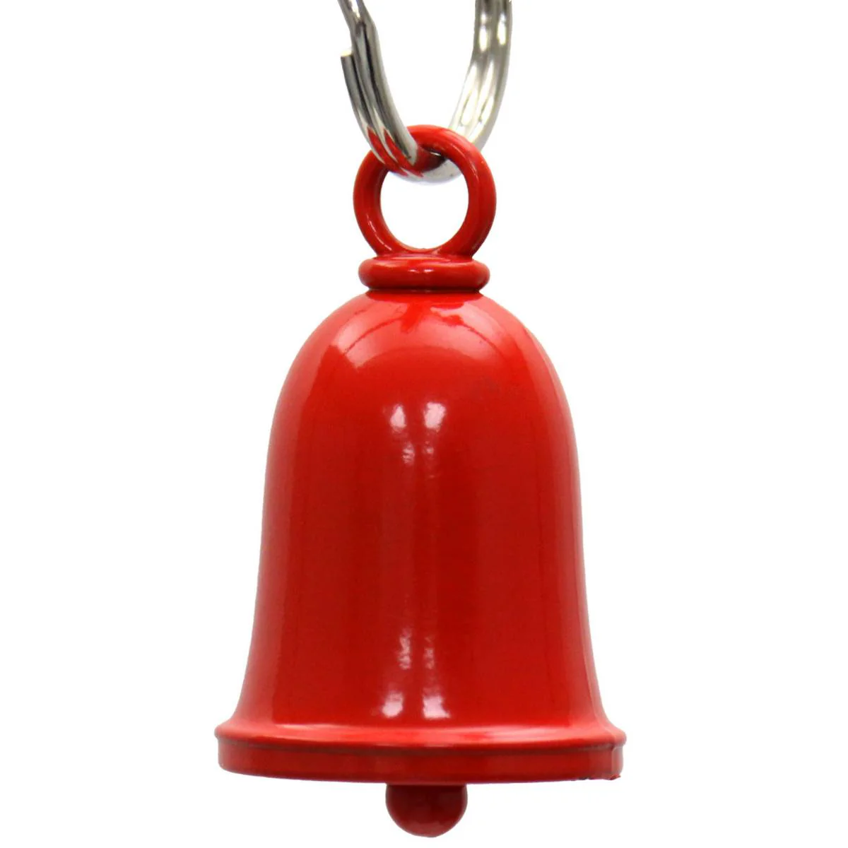Milwaukee Leather MLB9174 Fire Red Motorcycle Good Luck Bell w/ Key Ring-Key Chain Accessory for Bikers - Image 2