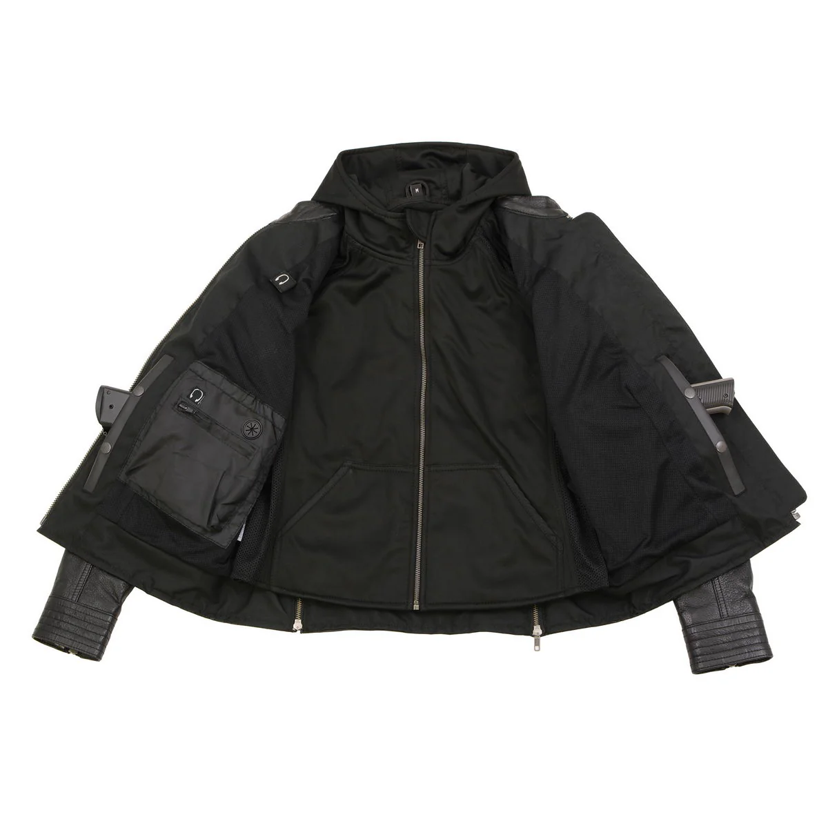 Milwaukee Leather Women's Vented Racer Leather Jacket with Removable Hoodie MLL2501 - Image 12