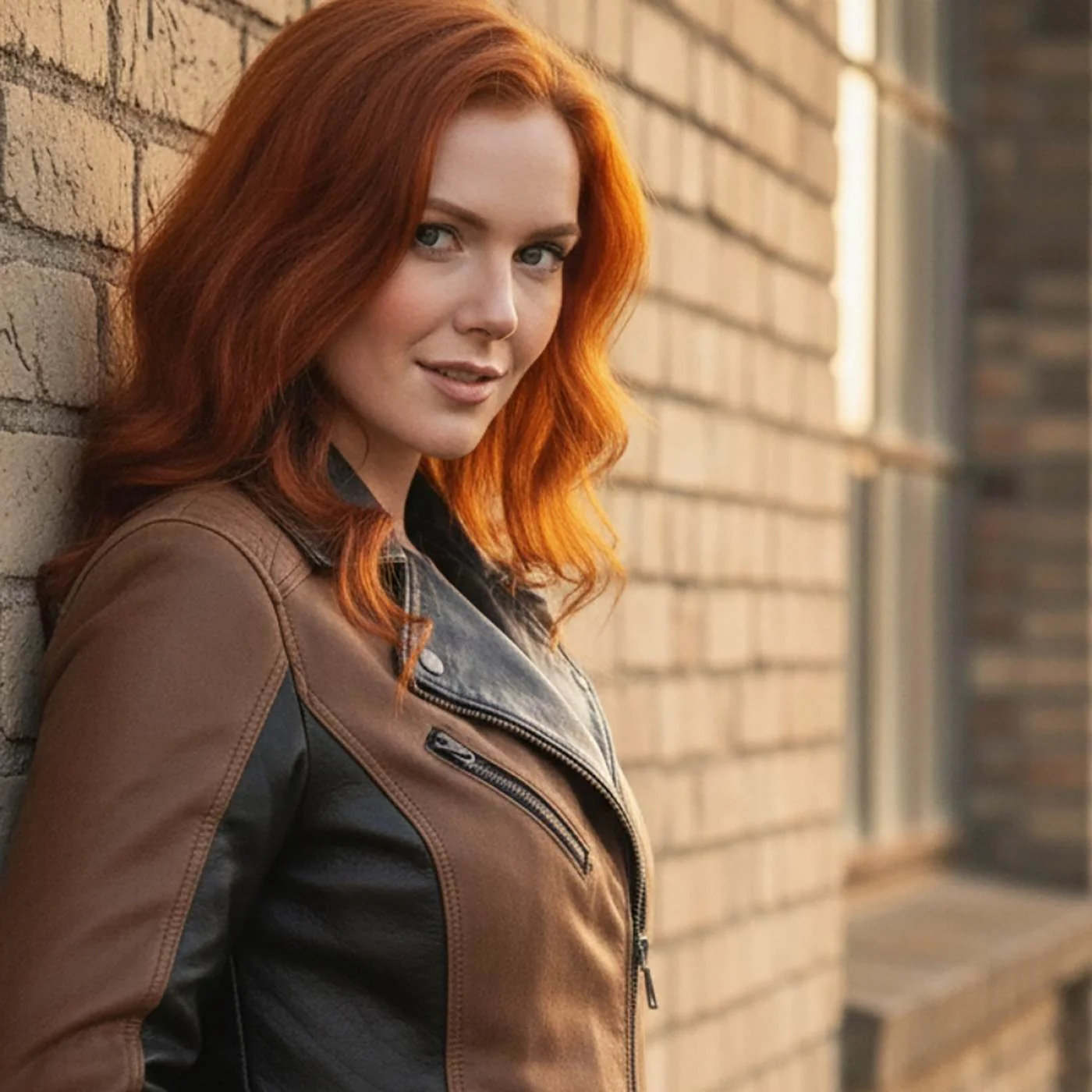 Milwaukee Leather MLL2508 Women's 'Dixie' Vintage Crazy Horse Brown and Black Leather Motorcycle Rider Jacket - Image 4