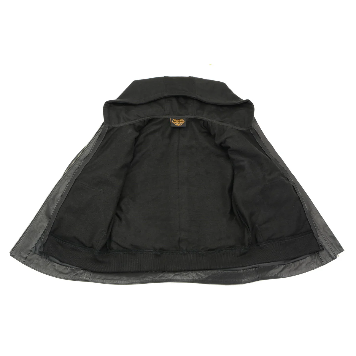 Milwaukee Leather MLL2545 Women's Lightweight Black Leather Jacket with Removable Hoodie - Image 5