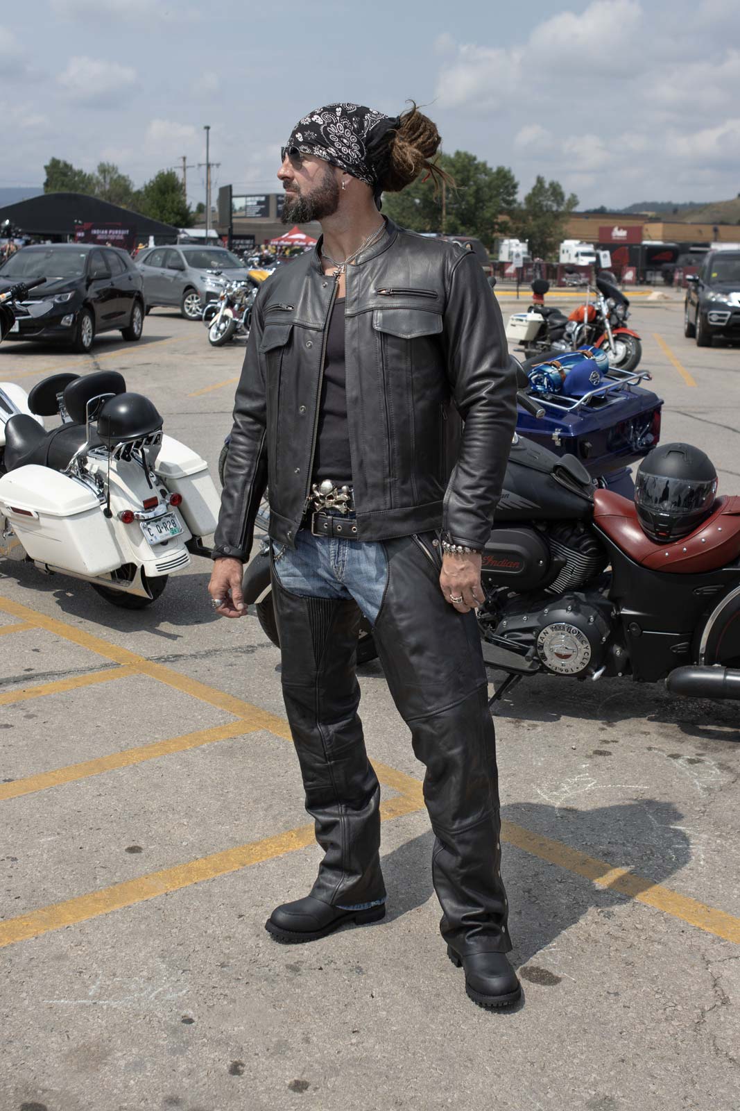 Milwaukee Leather MLM1506 Men's Black Premium Leather Motorcycle Jacket w/ Utility Pockets Cool-Tec Leather Treatement - Image 7
