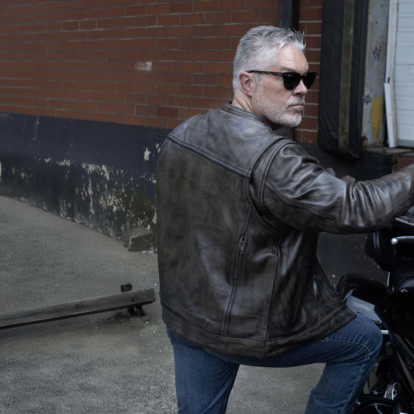 Milwaukee Leather MLM1508 Men's Distressed Brown Premium Leather Motorcycle Rider Jacket - Image 10