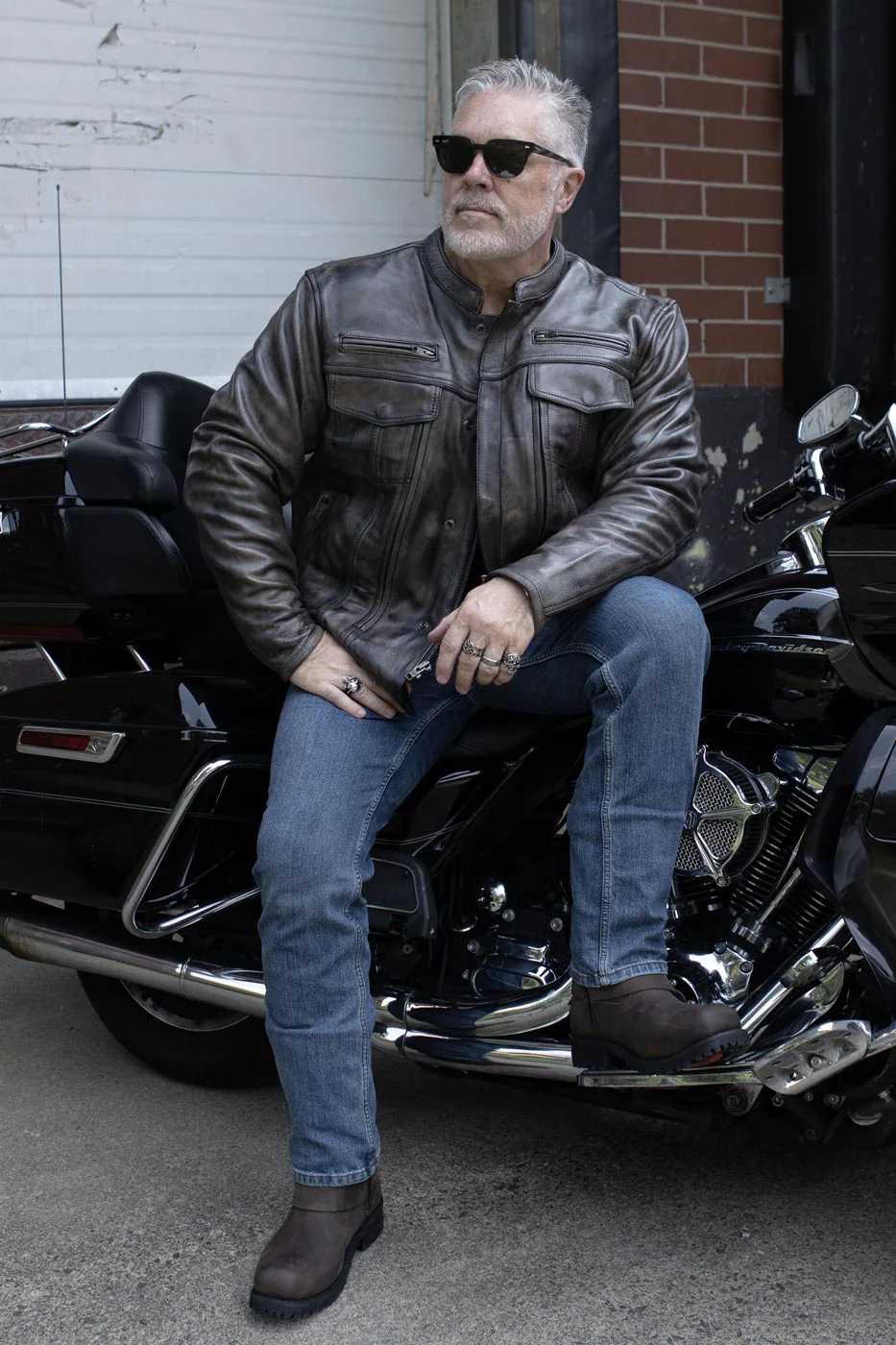 Milwaukee Leather MLM1508 Men's Distressed Brown Premium Leather Motorcycle Rider Jacket - Image 7