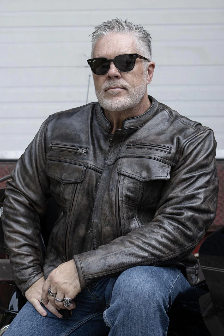 Milwaukee Leather MLM1508 Men's Distressed Brown Premium Leather Motorcycle Rider Jacket - Image 8