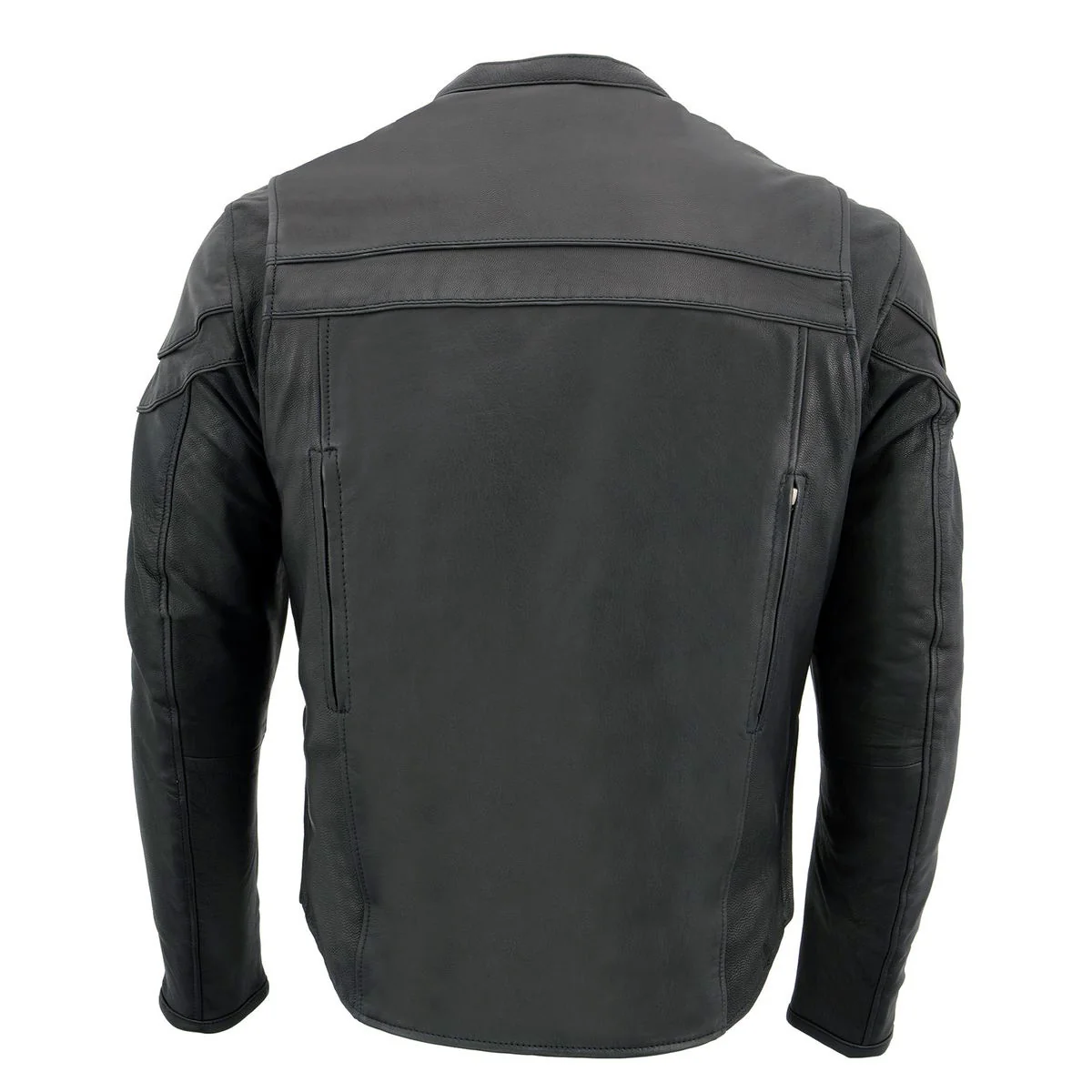 Milwaukee Leather MLM1526 Men's Stay Cool Black Premium Leather Sporty Motorcycle Jacket w/ Cool-Tec Leather Treatement - Image 15