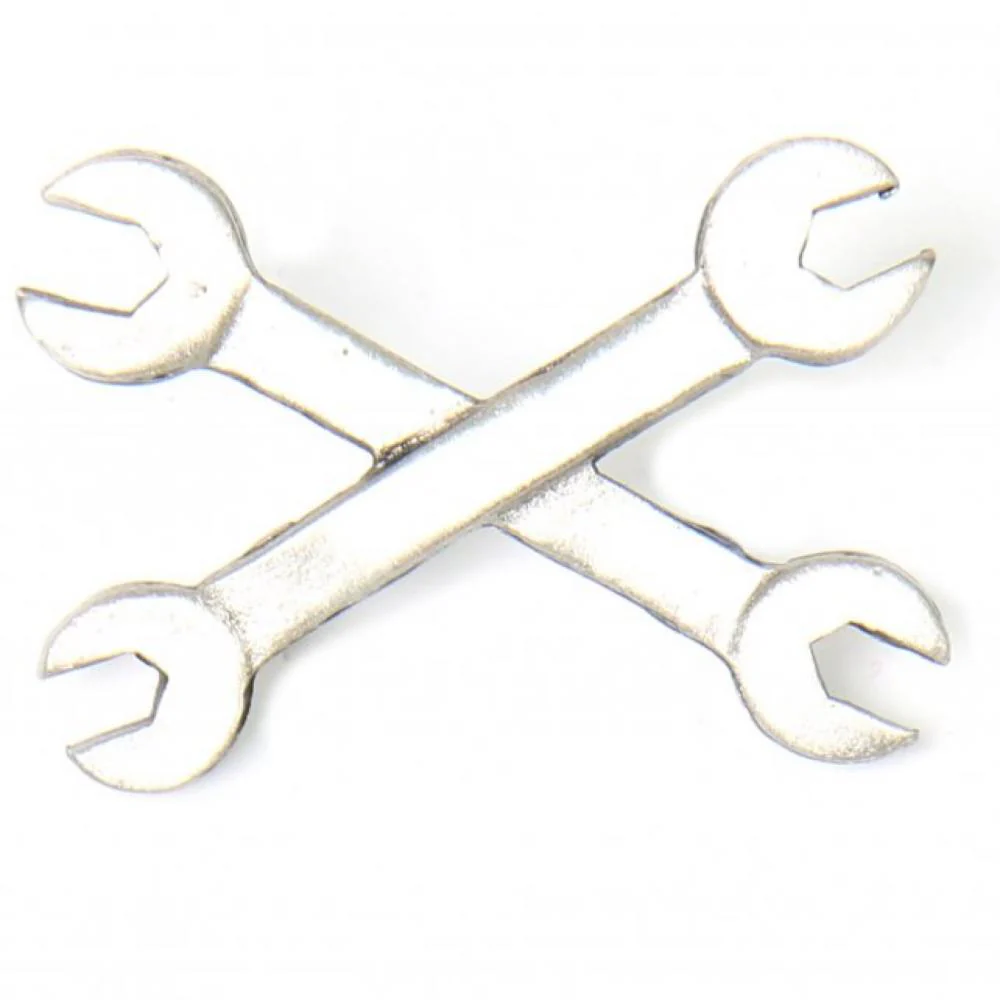 Milwaukee Leather MLP9240 Wrenches Pin For Jackets, Vest, Hats and Clothing