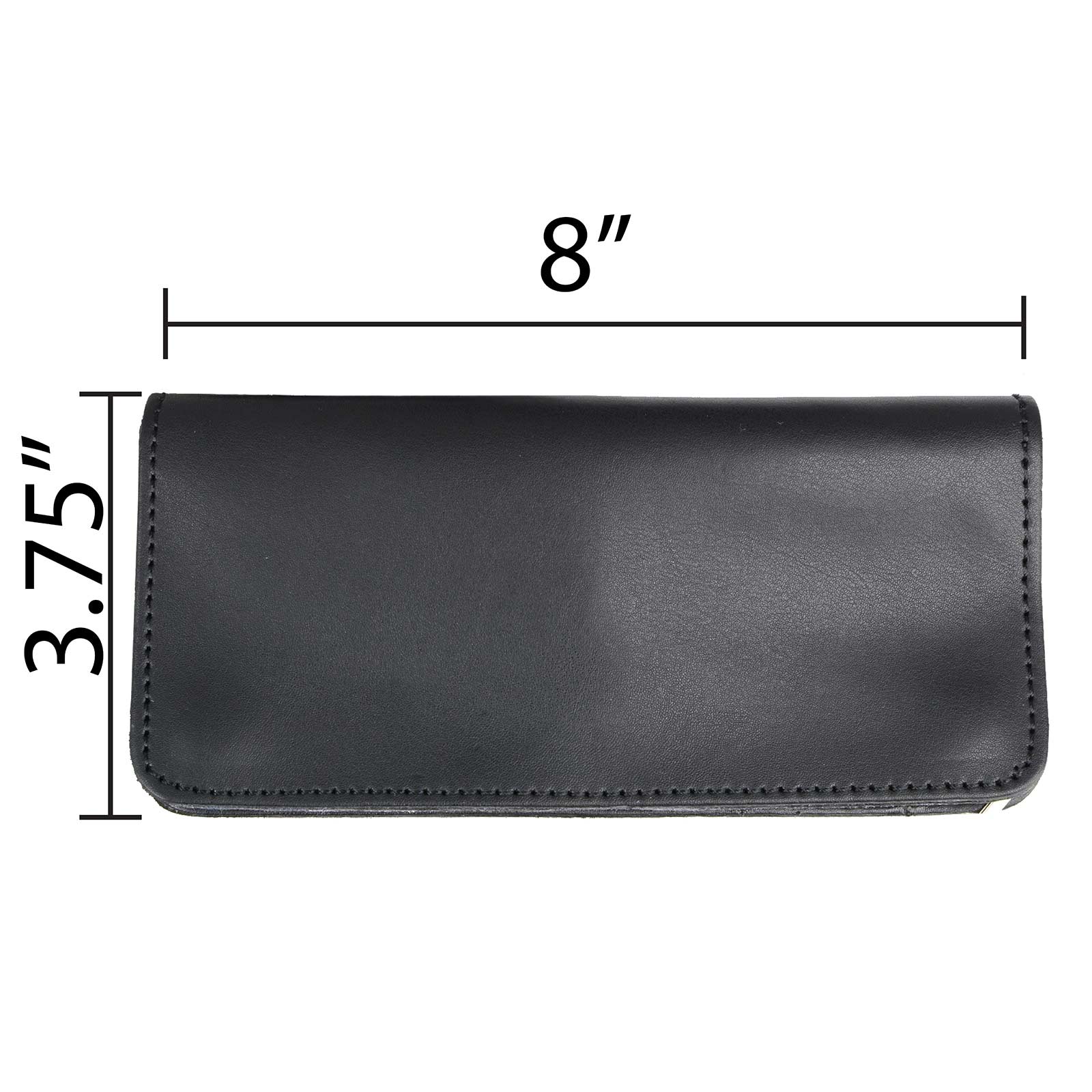 Milwaukee Leather MLW7806 Men's 8” Leather Long Bi-Fold Biker Wallet w/ Anti-Theft Stainless Steel Chain - Image 3