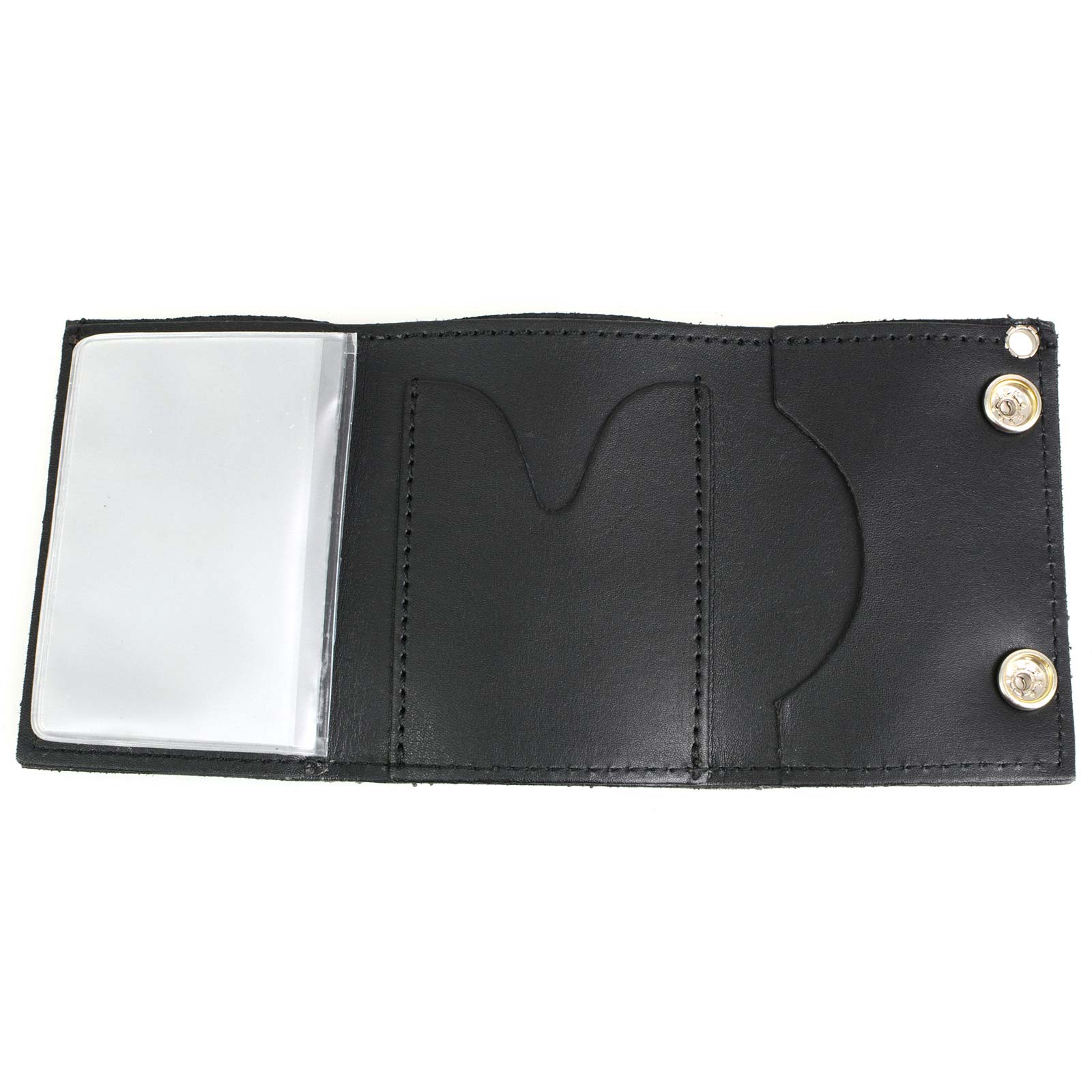 Milwaukee Leather MLW7840 Men's 4” Leather “Skeleton Finger” Tri-Fold Wallet w/ Anti-Theft Stainless Steel Chain - Image 2