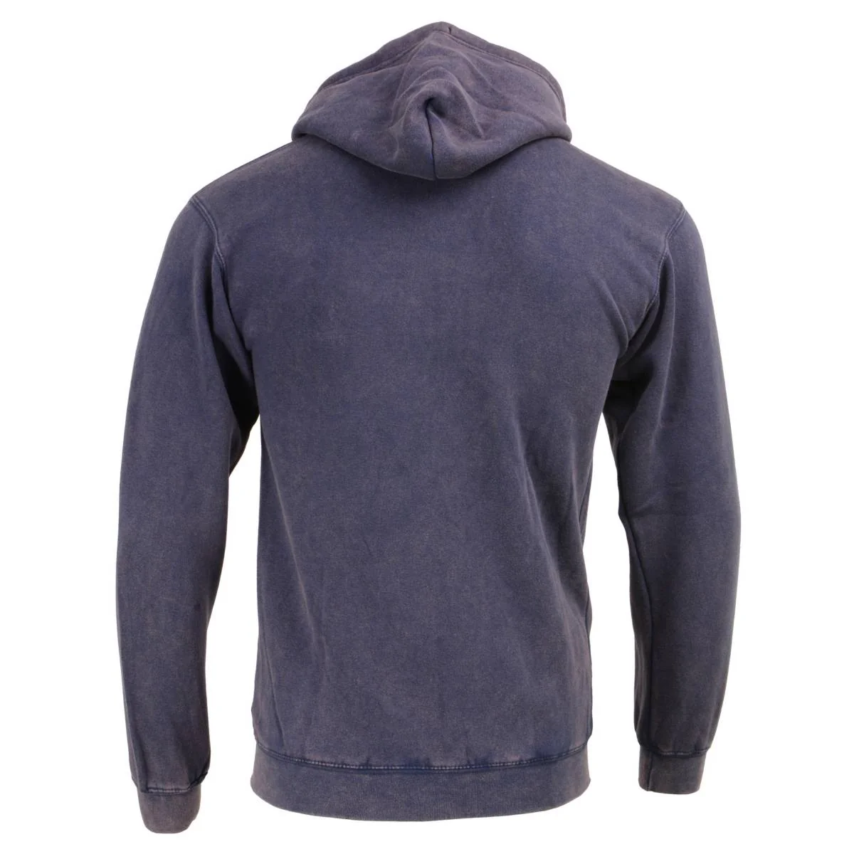 Milwaukee Leather MNG11688 Men's Navy and White Zipper Front Premium Cotton Hoodie - Image 2