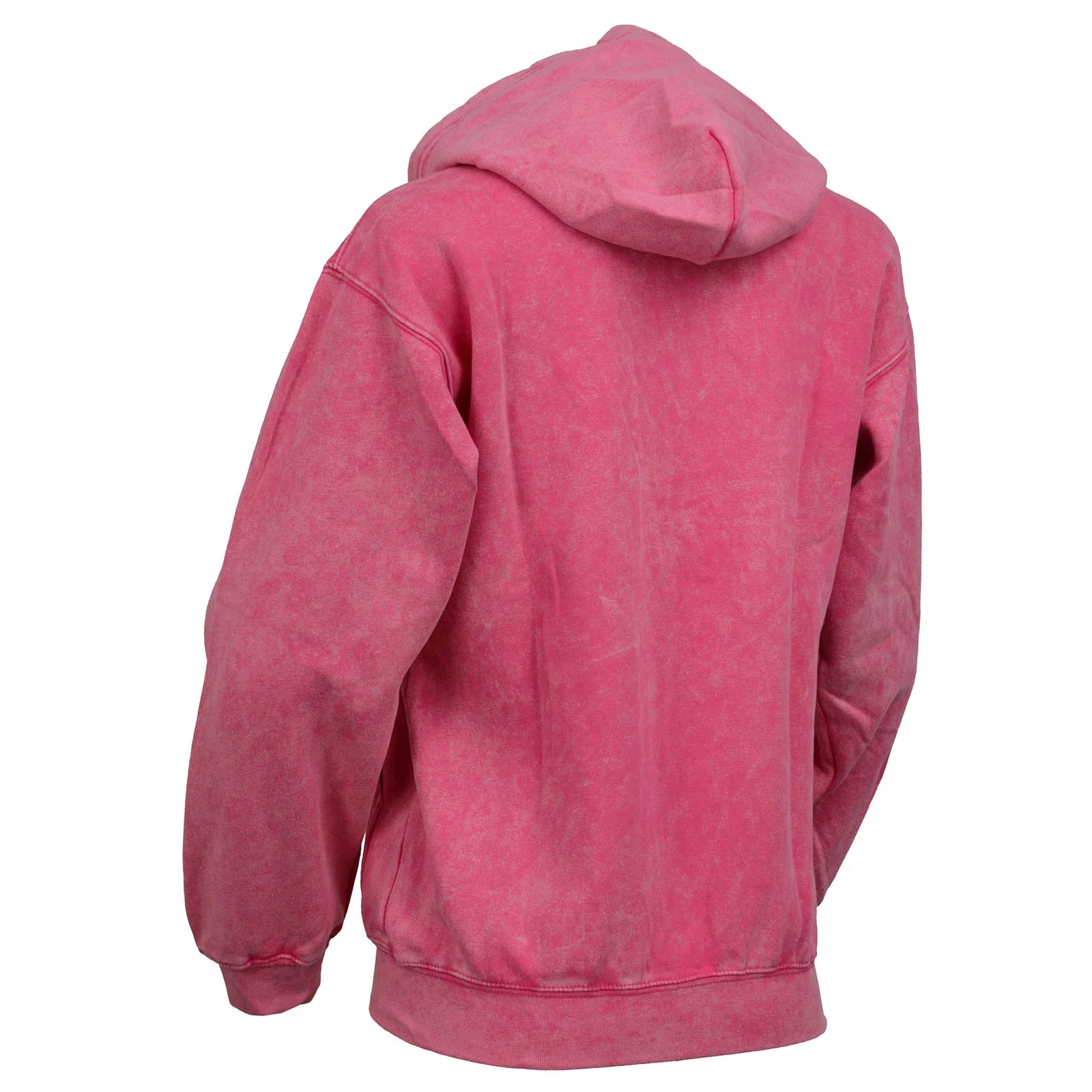 Milwaukee Leather MNG21620 Women's Distressed Pink Sweatshirt Full Zip Up Long Sleeve Casual Hoodie - with Pocket - Image 9