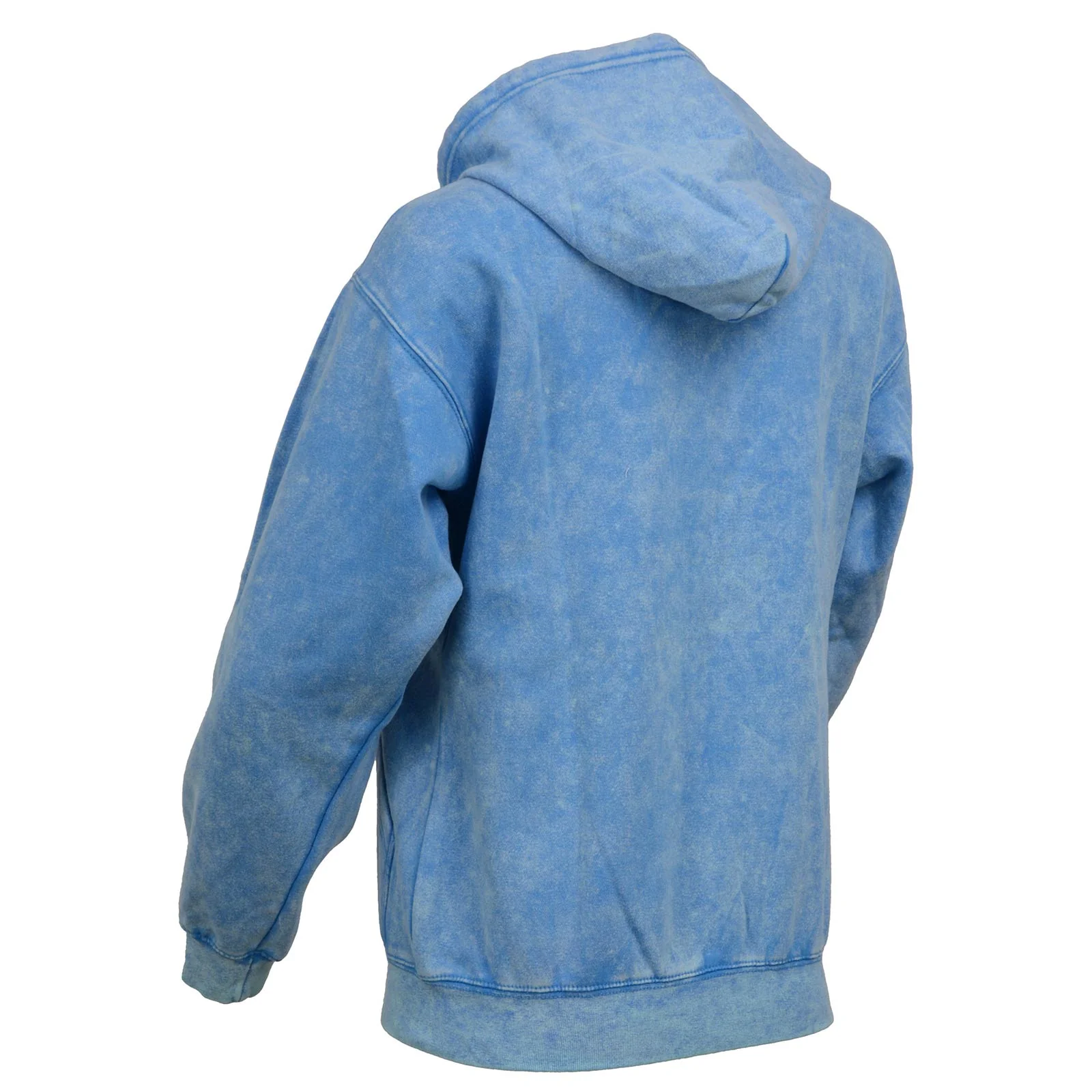 Milwaukee Leather MNG21621 Women's Distressed Blue Sweatshirt Full Zip Up Long Sleeve Casual Hoodie - with Pocket - Image 10