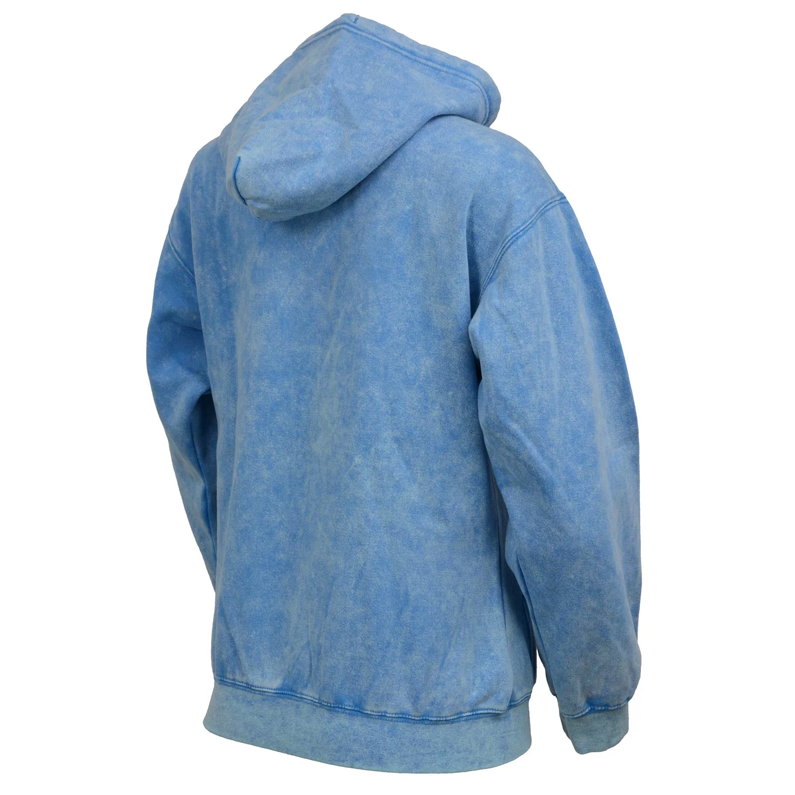 Milwaukee Leather MNG21621 Women's Distressed Blue Sweatshirt Full Zip Up Long Sleeve Casual Hoodie - with Pocket - Image 11