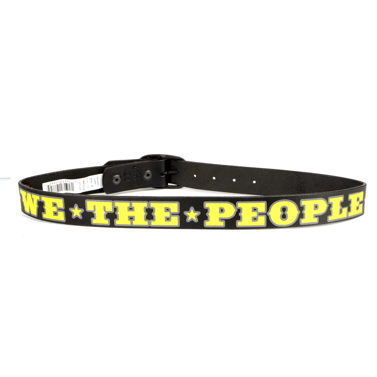 Milwaukee Leather MP7112 Men's We The People Black Leather Belt w/ Interchangeable Buckle - 1.5 inches Wide - Image 7