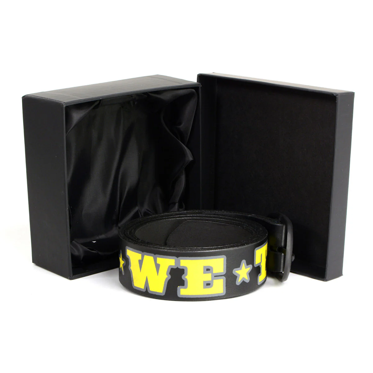 Milwaukee Leather MP7112 Men's We The People Black Leather Belt w/ Interchangeable Buckle - 1.5 inches Wide - Image 9