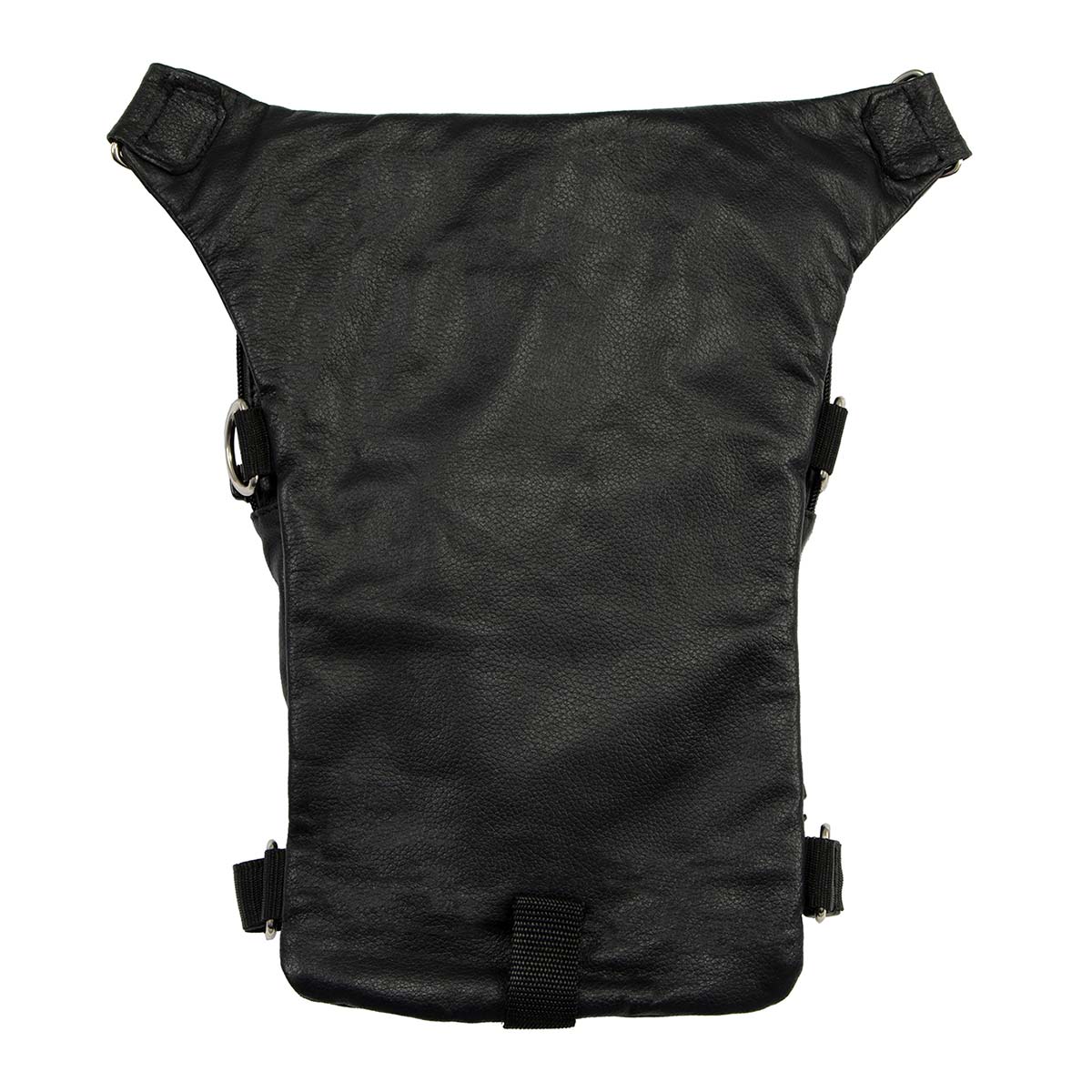 Milwaukee Leather MP8896 Extra Large Conceal and Carry Black Leather Thigh Bag with Waist Belt - Image 5