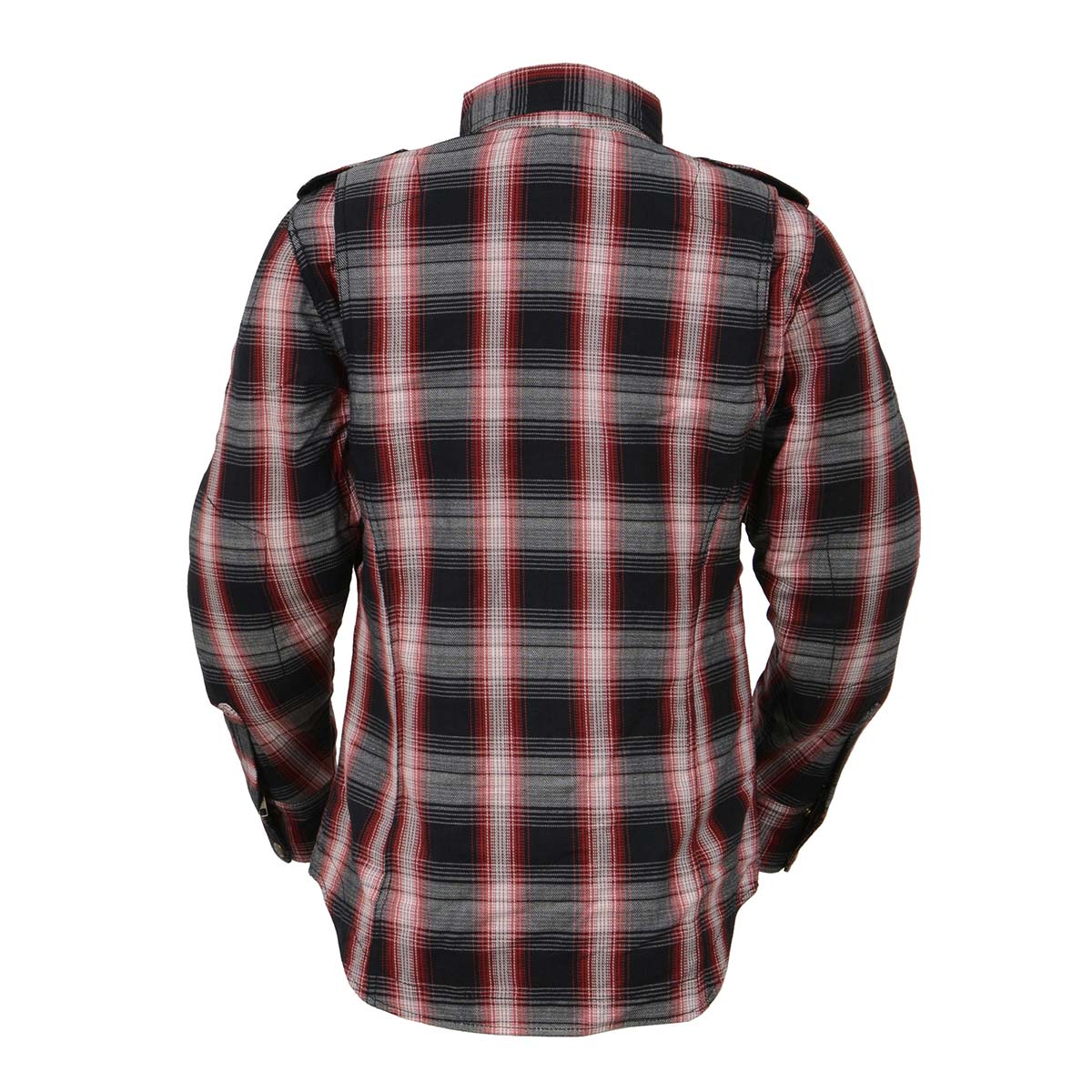 Milwaukee Leather MPL2604 Women’s Ember CE Armored Plaid Flannel Biker Shirt - Reinforced w/ Aramid Fiber - Image 12