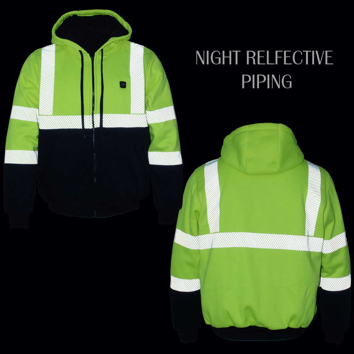 Nexgen Heat MPL2773SET Women's High-Viz 'Heated' Textile Jacket (Rechargeable Battery Pack Included) - Image 6