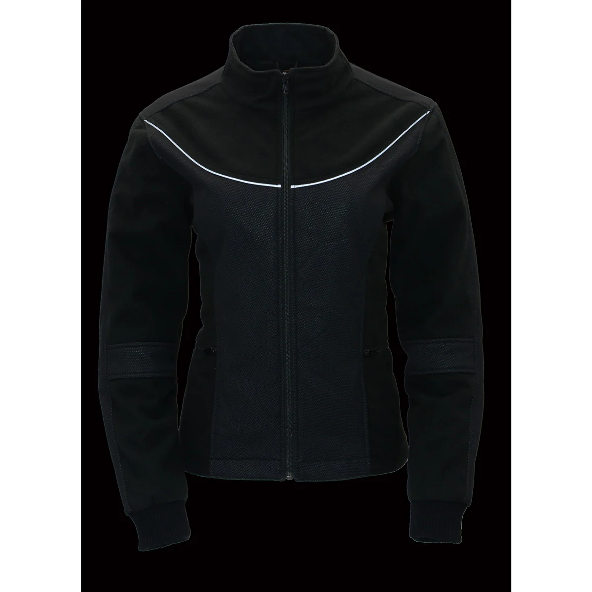 Milwaukee Leather MPL2780 Women's Black Textile and Fleece Combo Jacket - Image 11